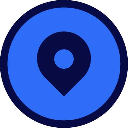 NIQ Symbols Dark Blue Location Tag