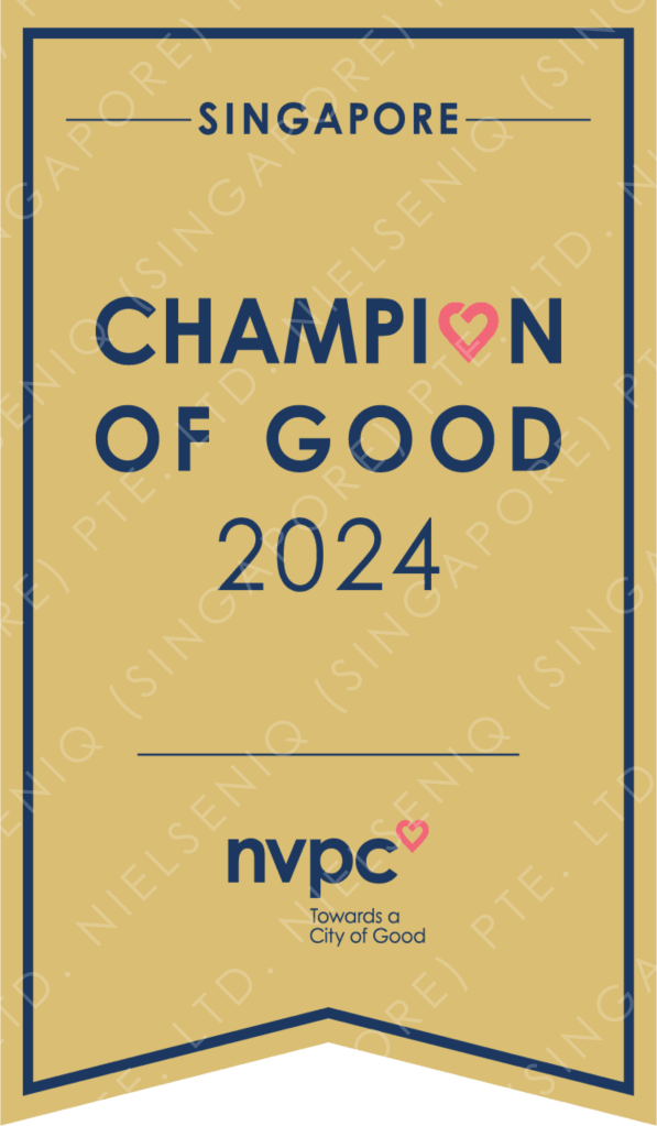 Inline image 1 for NielsenIQ Singapore Honored as Champion of Good