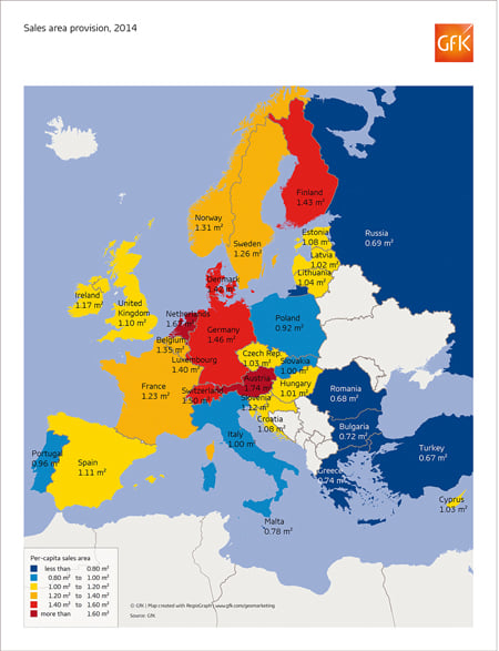 Inline image 1 for Map of the month: Sales area provision in Europe