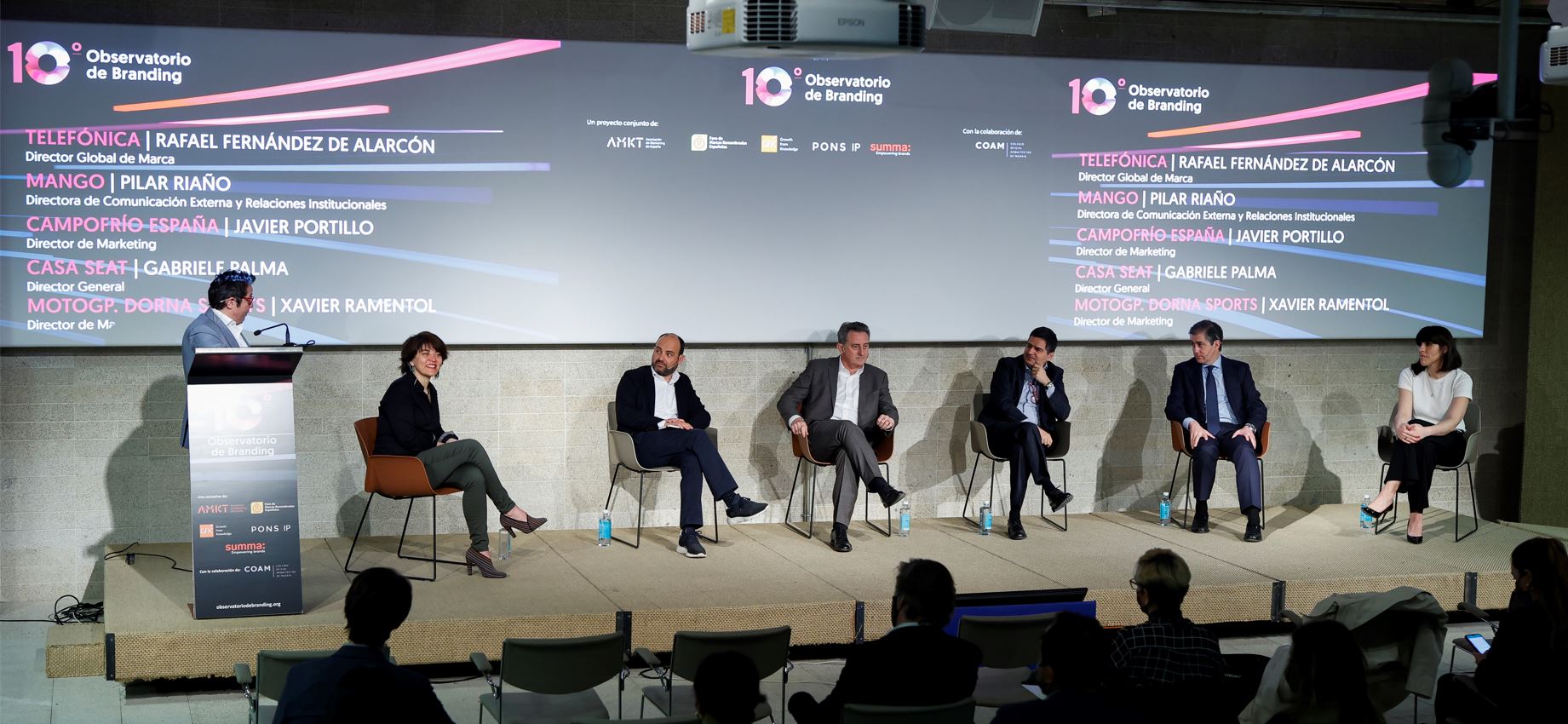 Mesa redonda con Telefónica, Mango, Casa Seat, Campofrío España y MotoGP-Dorna Sports | Observatorio de Branding 2022