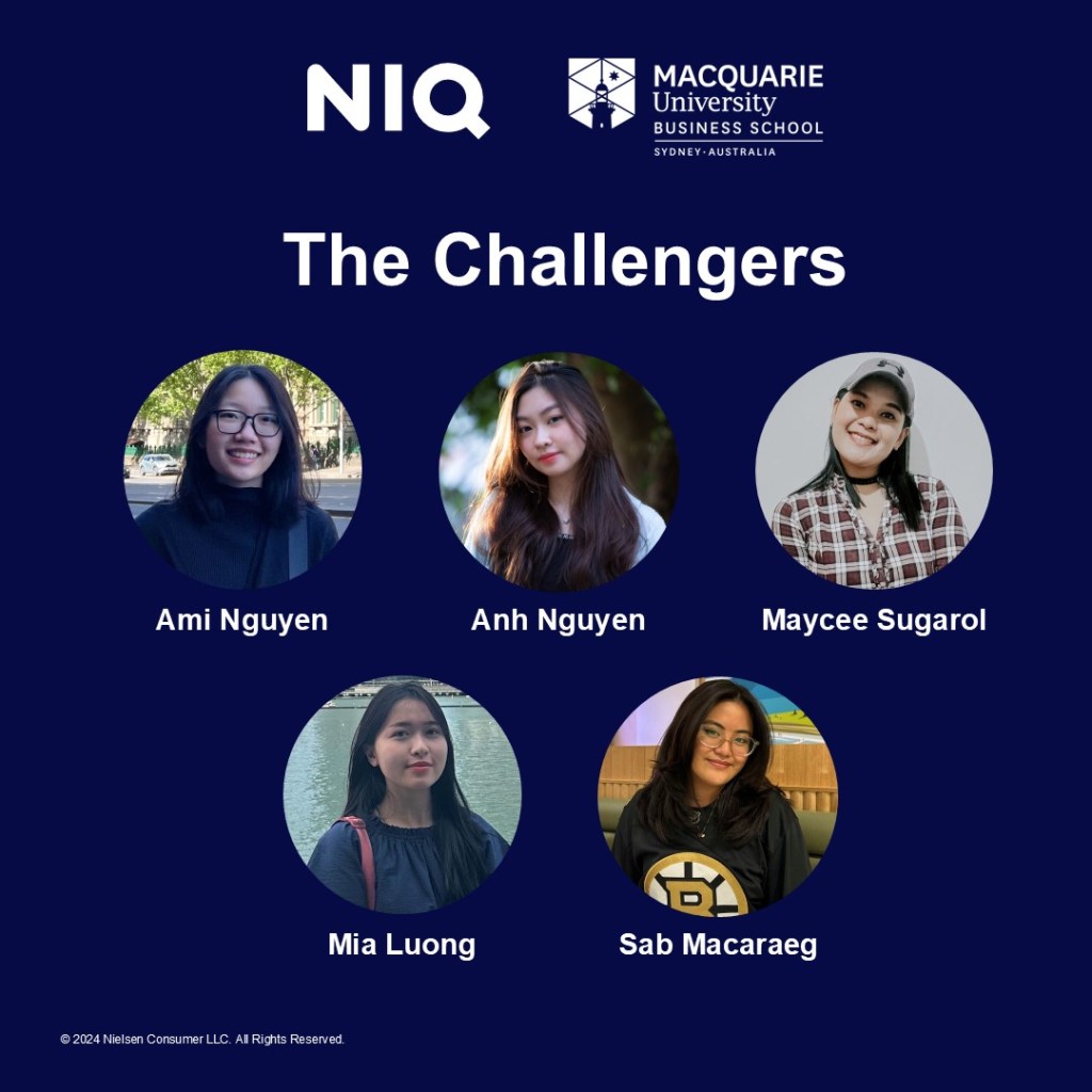 Inline image 2 for Macquarie Business School Talent Shines in NielsenIQ Australia Case Challenge