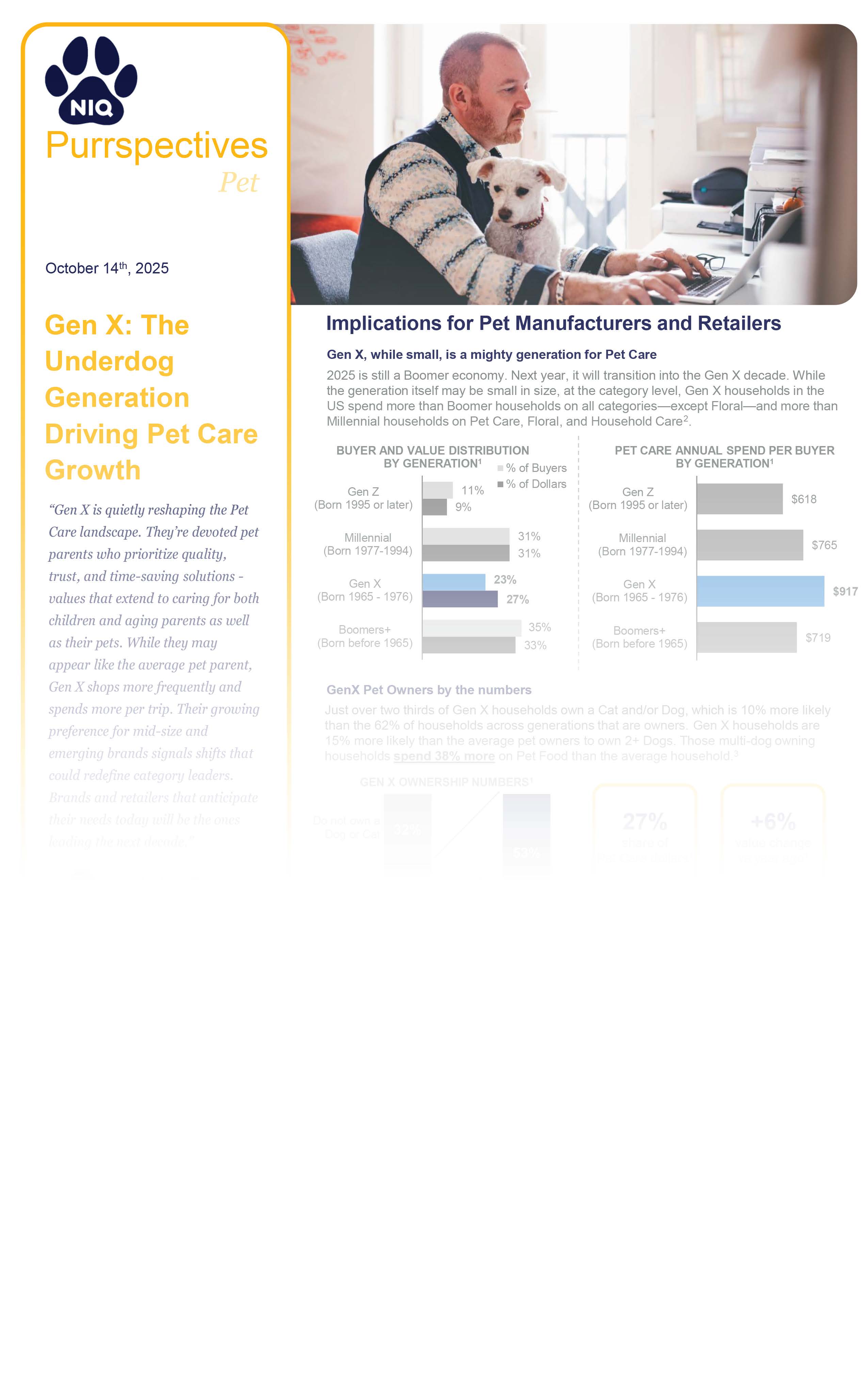 Inline image 1 for Gen X: The Underdog Generation Driving Pet Care Growth