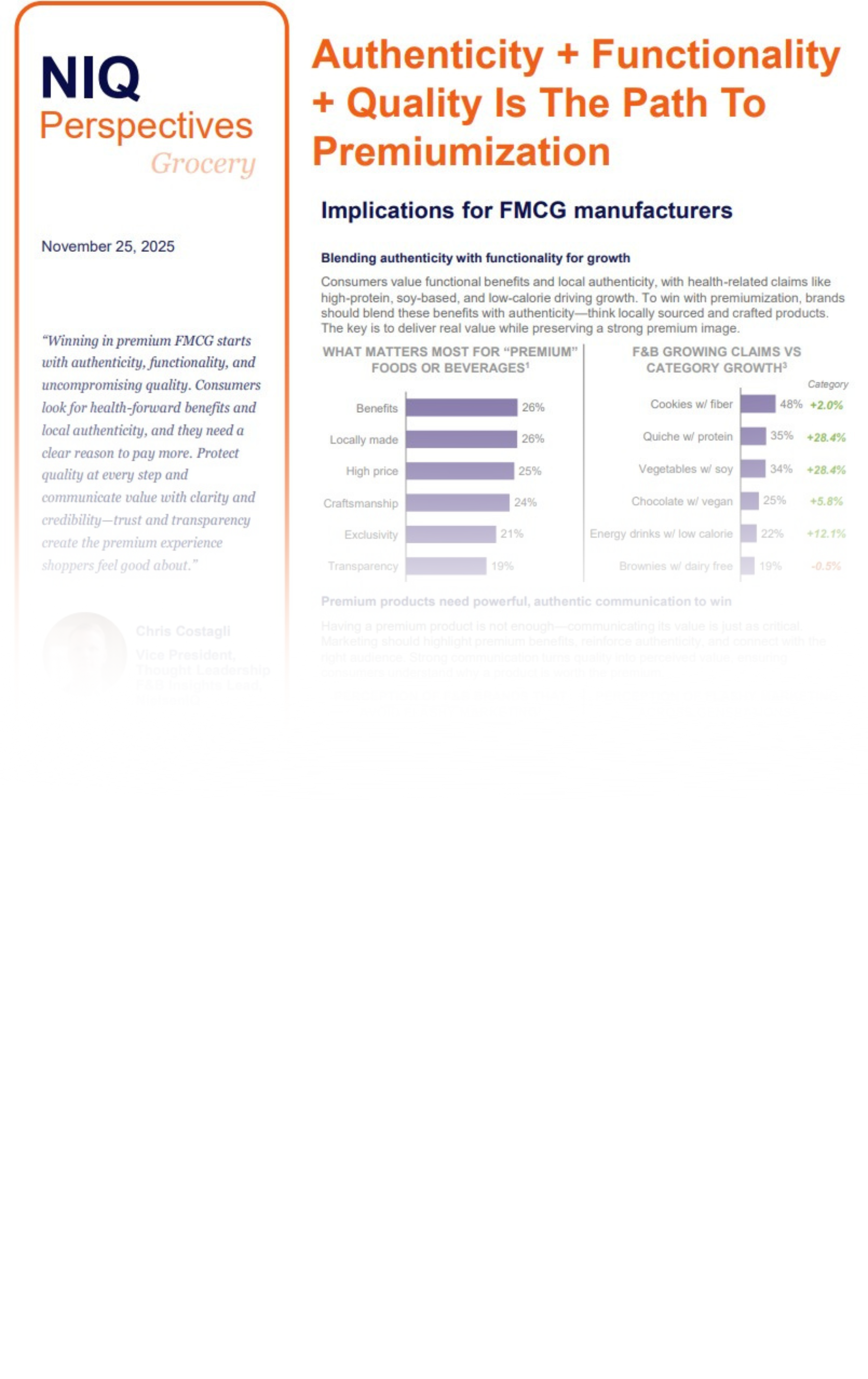 Inline image 1 for Authenticity + Functionality + Quality is the Path to Premiumization