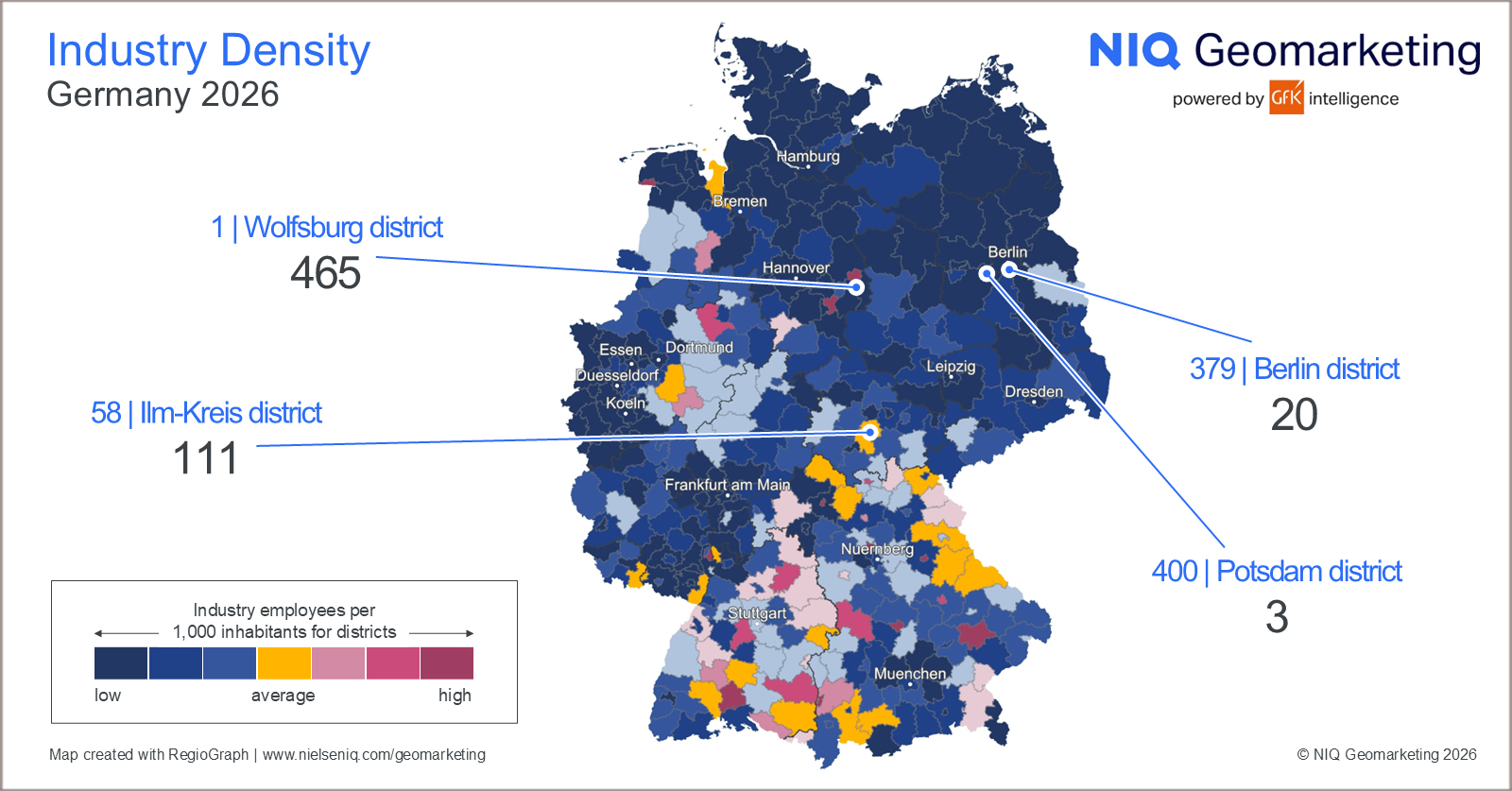 Inline image 1 for Map of the Month: Industry Density, Germany 2026