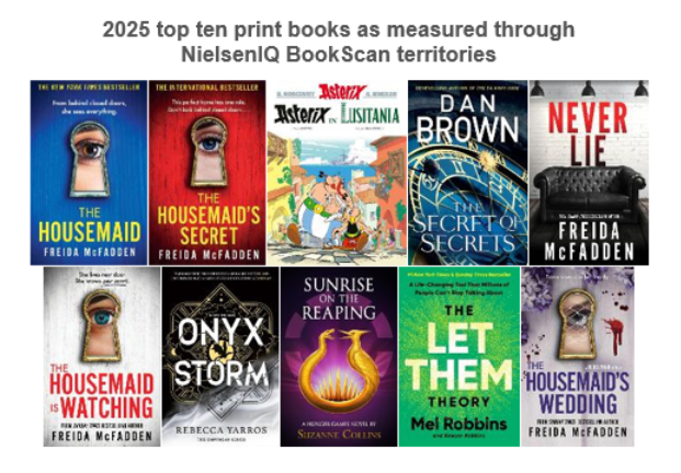 Inline image 1 for The Housemaid’s Year: international bestsellers in 2025