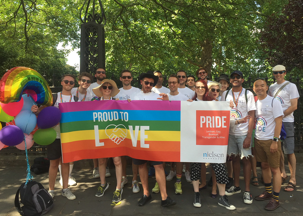 Nielsen London celebrates Pride Month. 