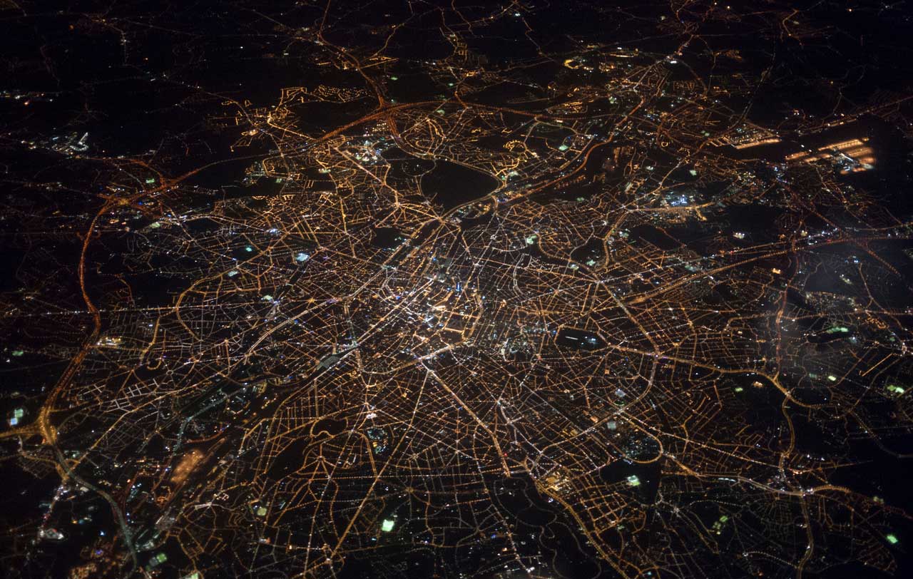 Cityscape at night
