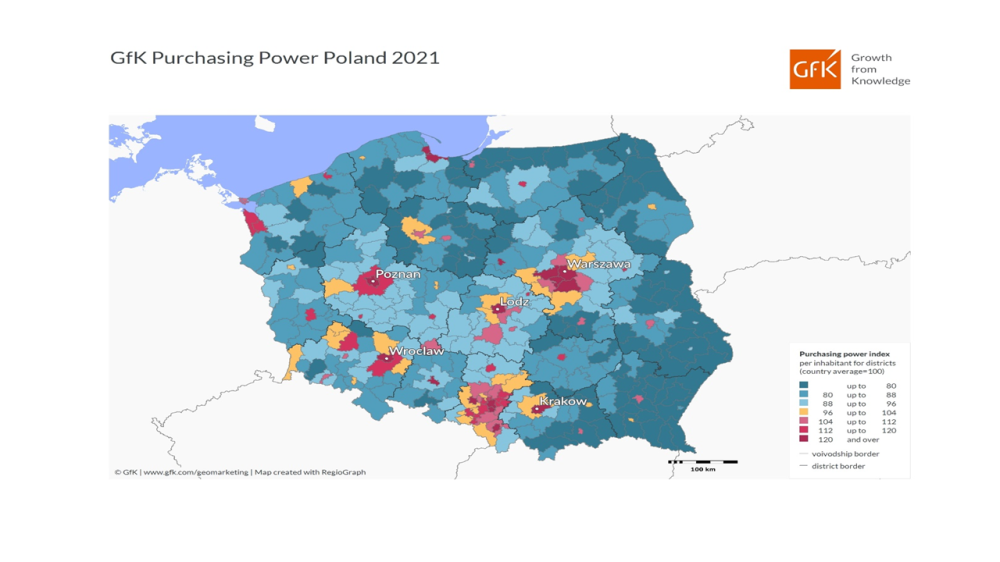 Hero image for Siła nabywcza per capita w 2021 w Polsce i w Europie