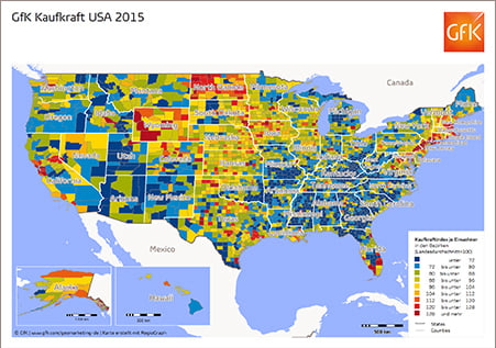 Hero-Bild zu Bild des Monats: Kaufkraft USA
