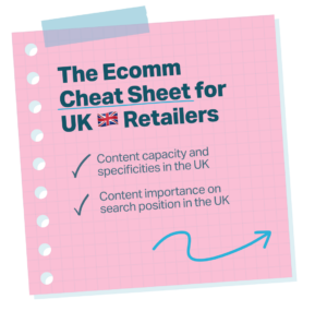 Inline image 1 for The Ecomm Cheat Sheet for UK 🇬🇧 Retailers