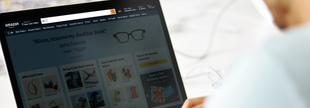 Hero image for Amazon and search