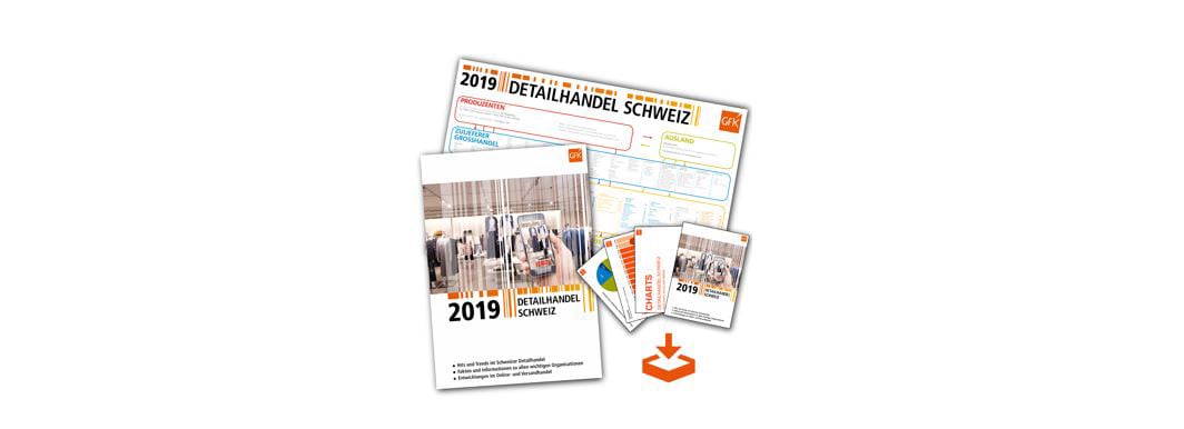 Bild im Inhalt 3 zu Dokumentation Detailhandel Schweiz 2019: jetzt verf&uuml;gbar!