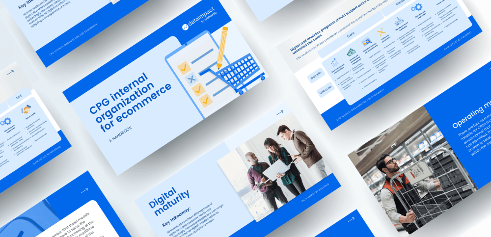 Hero image for Ebook: CPG internal organization for ecommerce