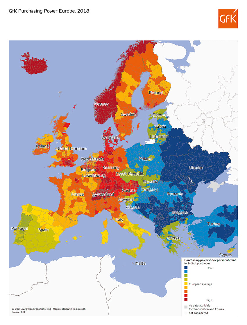 Inline image 1 for Magazinele de retail din Europa: Cea mai mare creștere 2019 în România și Lituania