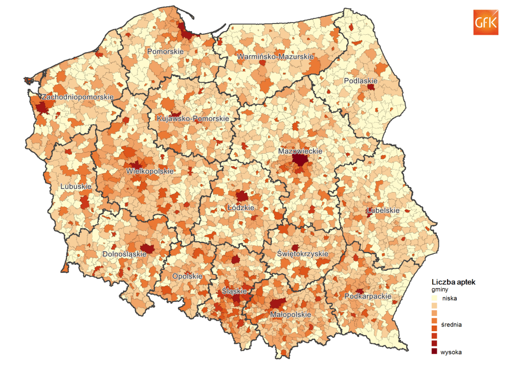 Hero image for Liczba aptek w Polsce – zagęszczenie i potencjał do inwestycji