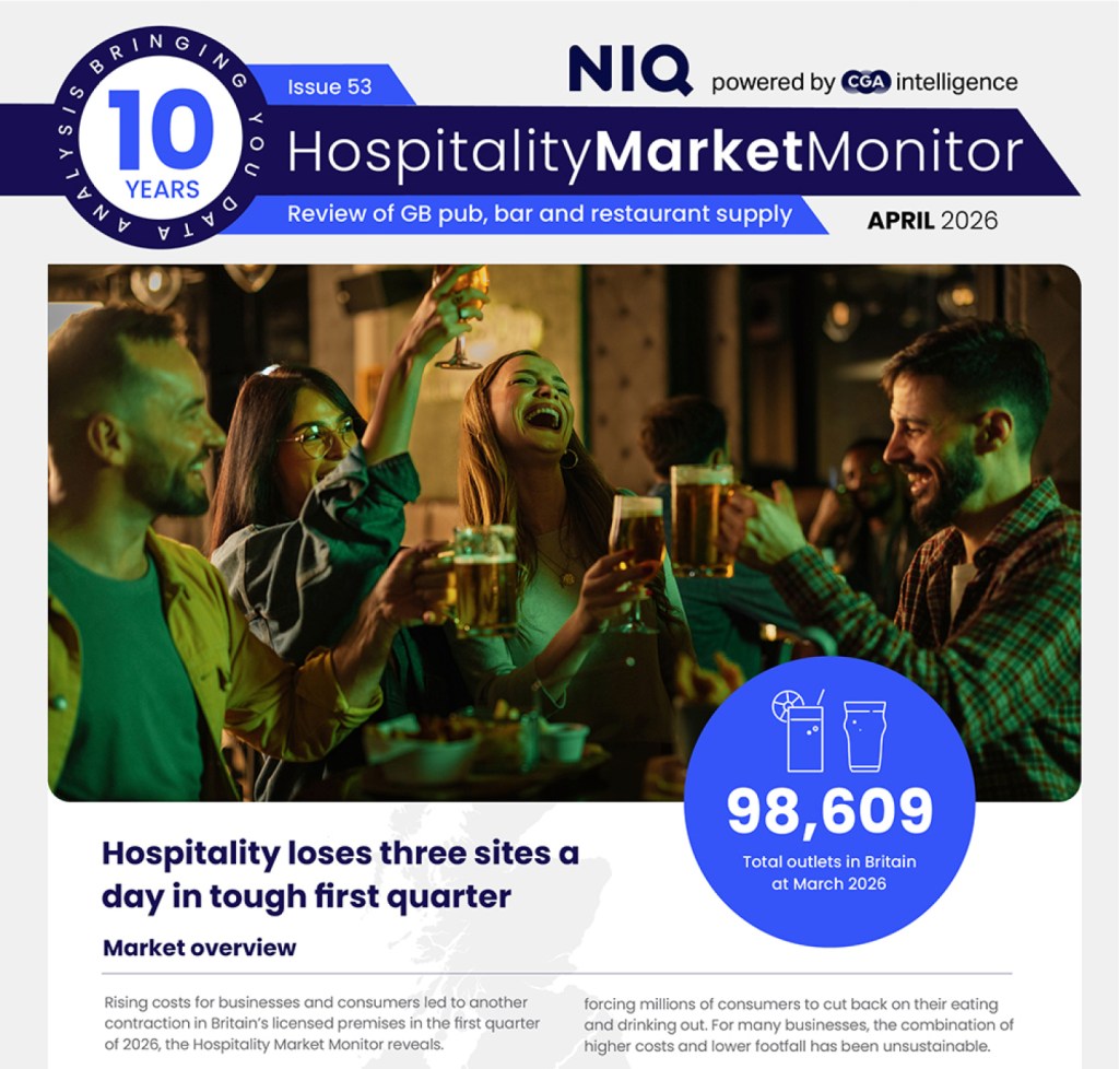 Inline image 1 for Hospitality loses three sites a day in tough first quarter of 2026