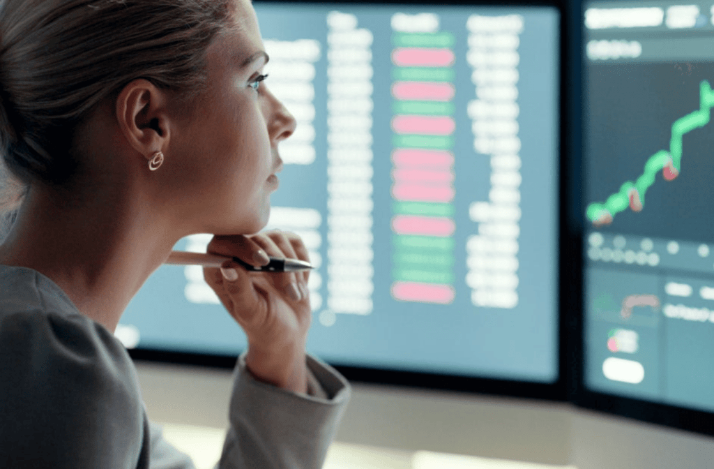 women analysis stock market
